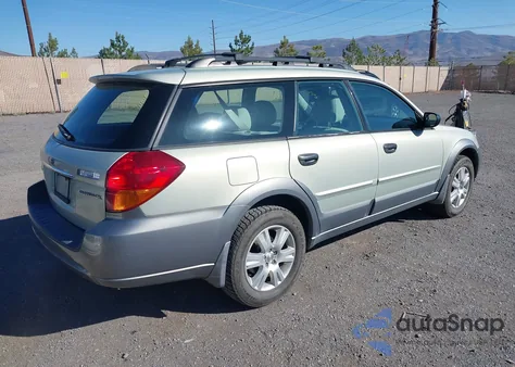 2005 Subaru Outback 2.5I from USA, damaged, VIN 4S4BP61C357307432